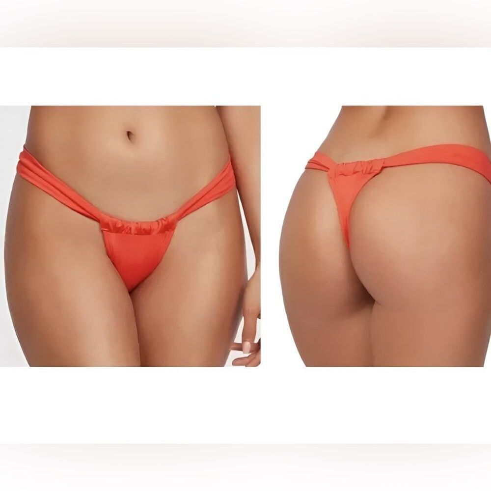 NWT Fredericks of Hollywood Maddalena Thong Swim Bikini Bottom Size XL